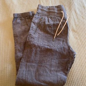 Athleta size 12T linen joggers